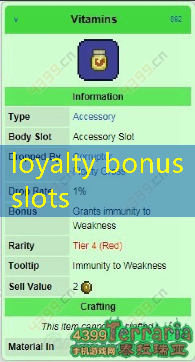 loyalty bonus slots